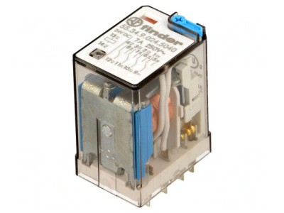Releu Electromagnetic 4PDT 24VDC 15A foto