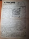 sportul popular 8 octombrie 1953-cros,fotbal dinamo-CCA 3-1,sah,calarie