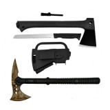 Cumpara ieftin Set Topor multifunctional si Topor Desert Camo, DEPOX&reg; , negru, 39 cm