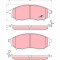 TRW GDB3392 COTEC set placute frana,frana disc