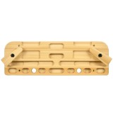 SPORTNOW Poutre de escaladă mare placă de agățat antrenament cu 19 caneluri cu șuruburi de montaj 57 x 18 cm natural | Aosom Romania
