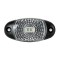 Lampa gabarit auto BestAutoVest 12/24V ovala Alba cu led, 72x34x18mm, cu suport fixare , 1 buc.