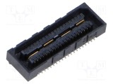 Conector PCB-PCB mamă 40 PIN 0,8mm QSE aurit SMT 2A SAMTEC