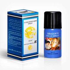 Spray puternic SUPER DOOZ 44000, pentru &icirc;nt&acirc;rzierea ejaculării, cu vitamina E, fără parfum, fără gust, 45 ml