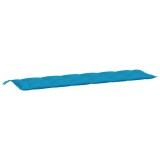Cumpara ieftin Perna de banca, albastru deschis, 200x50x7 cm, material oxford