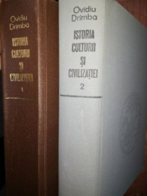 Istoria culturii si civilizatiei vol 2 +3 Ovidiu Drimba foto