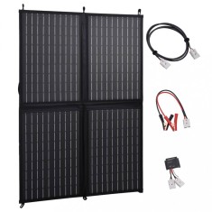 vidaXL Incarcator panou solar pliabil 100 W 12 V foto