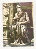 FA53-Carte Postala- ITALIA - Roma, Mose di Michelangelo, necirculata 1968, Fotografie