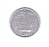 Moneda Polinezia Franceza 1 franc 1981, stare buna, curata