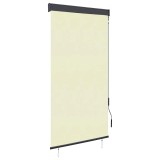 vidaXL Jaluzea tip rulou de exterior, crem, 80 x 250 cm 145953