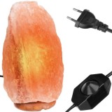 Lampa de Sare cu Ionizare , 3-5 kg, Reglare Intensitate Luminoasă, Bec Inclus, 12x23 cm