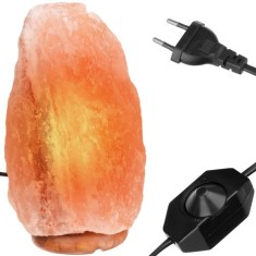 Lampa de Sare cu Ionizare , 3-5 kg, Reglare Intensitate Luminoasă, Bec Inclus, 12x23 cm foto