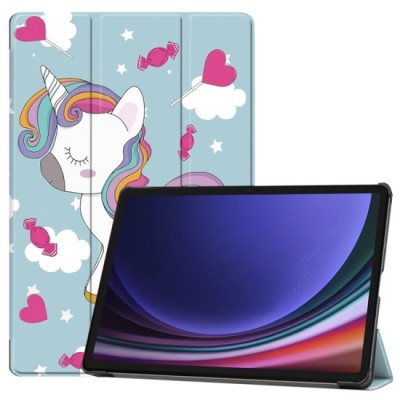 Husa pentru Samsung Galaxy Tab S9 Plus / S9 FE Plus - Techsuit FoldPro - Unicorn foto