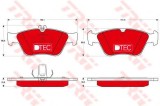 Set placute frana,frana disc MERCEDES E-CLASS (W210) (1995 - 2003) TRW GDB1205DTE