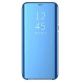 Cumpara ieftin Husa Flip Mirror Samsung Galaxy A41 2020 Albastru Clear View Oglinda, Oem