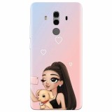 Husa silicon pentru Huawei Mate 10, Selfie With Sweet Dog