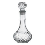 Sticlă Transparentă cu Model Reliefat Romburi pentru Lichior, 500ml, CMCLASS