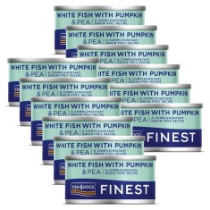 FISH4DOGS Finest White Fish with Pumpkin 12 x 85 g foto