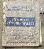 V.CRT Interbelica - Carnetul Pensionarului