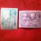2 Timbre Burma Rege George VI 1946 9p si 1947 3as cu supratipar