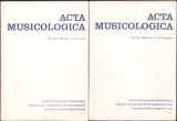 C5149N Acta Musicologica, volumul LII, fasciculele I și II, 1980, International Musicological Society