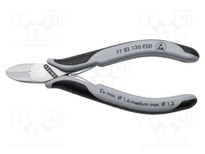 Cleşti laterali KNIPEX ESD 130mm fără faţetă foto