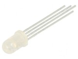LED 5mm Convex Roșu/Verde/Albastru 60&deg;, KINGBRIGHT ELECTRONIC