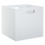Cutie depozitare 5Five din lemn MDF, pentru raft, 30x30x30 cm, alb Household NewTrend
