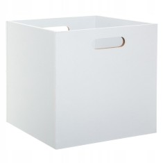 Cutie depozitare 5Five din lemn MDF, pentru raft, 30x30x30 cm, alb Household NewTrend