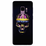 Husa silicon pentru Samsung S9, Colorfull Skull