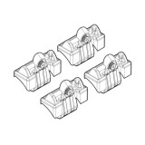 Kit montaj bare transversale Nordrive C024 pentru Volkswagen Polo 2001-2009