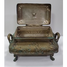 Bomboniera din alama, cca. 1900, manufactura Gh. Grun, Warszawa