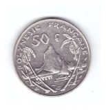 Moneda Polinezia Franceza 50 francs/franci 1991, stare foarte buna, curata