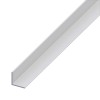 Cornier aluminiu 2000 x 15 x 15 x 1 mm, argintiu
