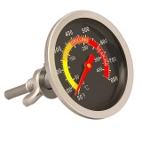 Termometru cu sonda pentru gratar, grill si cuptor, 10-400&deg;C, otel inoxidabil