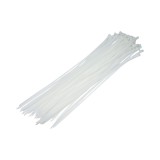 Fasete din plastic albe 3.6x360 mm, set 100 bucati, Longroad