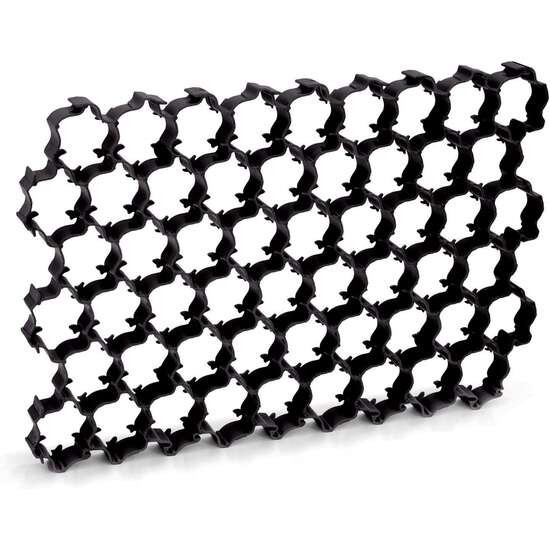 Grilaj plastic pentru parcari auto, negru, 60x40x3.3 cm, set 1.1 mp, Prosperplast GartenVIP DiyLine