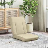 vidaXL Scaun de podea Crem 50 x 73 x 60 cm Piele artificială 42028159