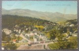 Sinaia, vedere generala cu centrul pietei// CP