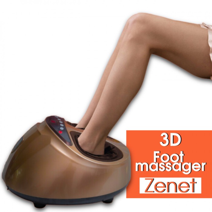 Aparat de masaj pentru picioare 3D shiatsu ZENET 762 cu funcție de &icirc;ncălzire