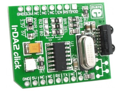 Placă Prototip IRDA2 Click IR Transmițător și Receptor UART foto