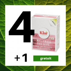 Pachet 4+1 gratuit - sapun ecologic pe baza de nuci de sapun, Klar EcoSensitive foto
