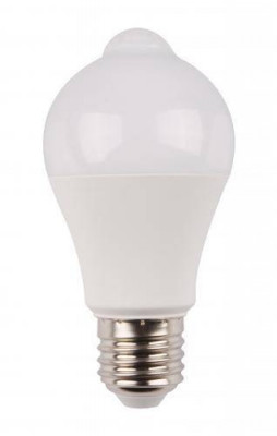 Bec cu LED cu senzor de miscare PIR A60 12W 1055lm lumina naturala 4000K Well foto