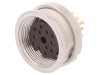 Conector M16 Mama 12 Pini IP40 Lumberg Mama, Placare Aurita, Montaj Panou, IP40, 3A, 60V