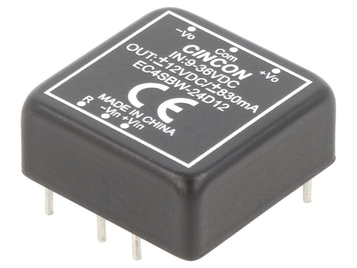 Convertor DC/DC 20W 9-36V la 12V