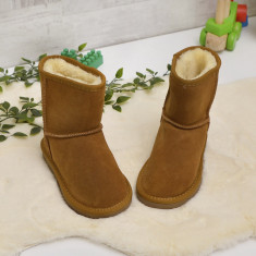 Cizme Tip Ugg De Copii Simina Camel 35 EU Camel foto