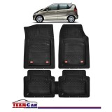 Covorase Auto TeamCar&reg; Tip Tavita Compatibile Mercedes-Benz A-Class W169 (2004&ndash;2012) Negru Material Rezistent, Cauciuc