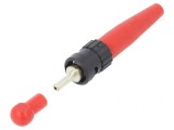 Conector fibră optică ST crimpat pe cablu