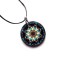 colier mandala , colier lemn 45283