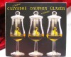 SET PAHARE CU CAPAC PENTRU BRANDY CALVADOS 6 BUC